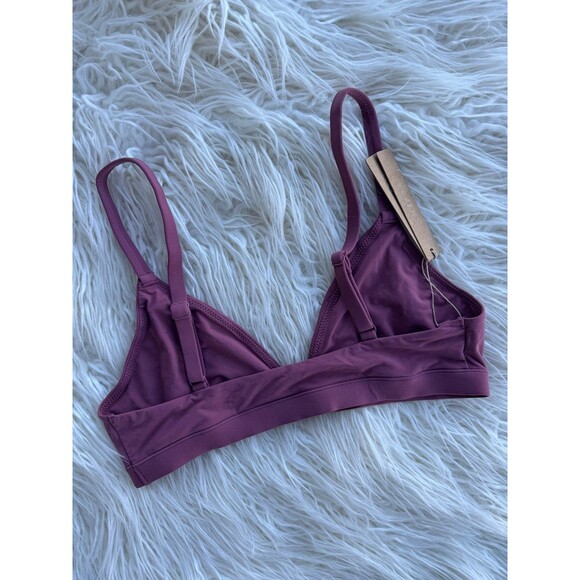 Skims Fits Everybody Triangle Bralette Beet Size Medium - Picture 7 of 8